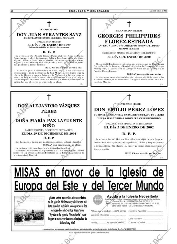 ABC MADRID 05-01-2002 página 66