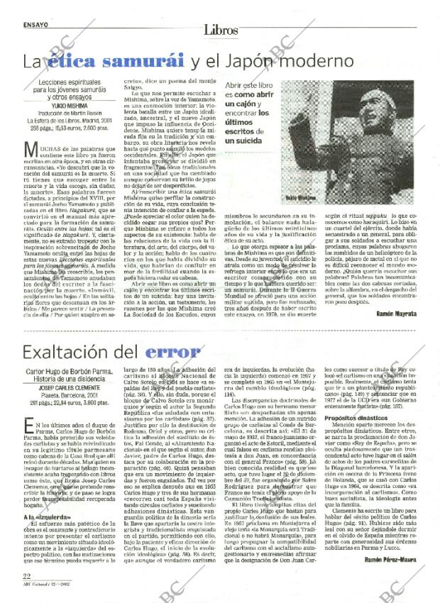 CULTURAL MADRID 05-01-2002 página 22