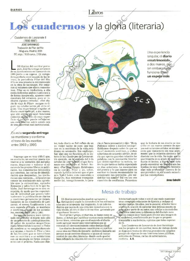 CULTURAL MADRID 05-01-2002 página 23