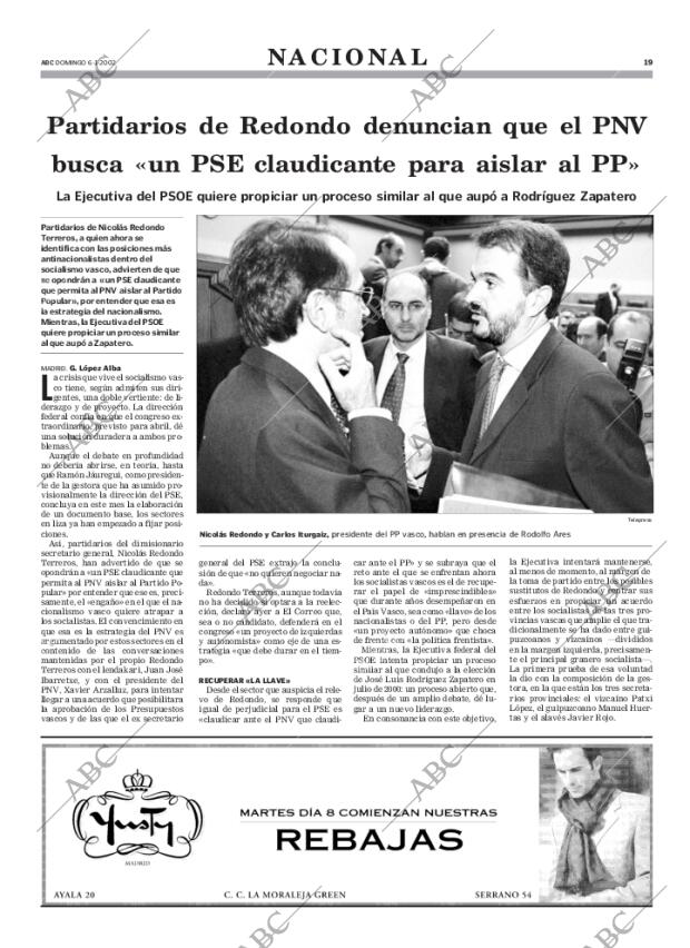 ABC MADRID 06-01-2002 página 19