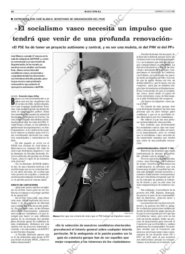 ABC MADRID 06-01-2002 página 20