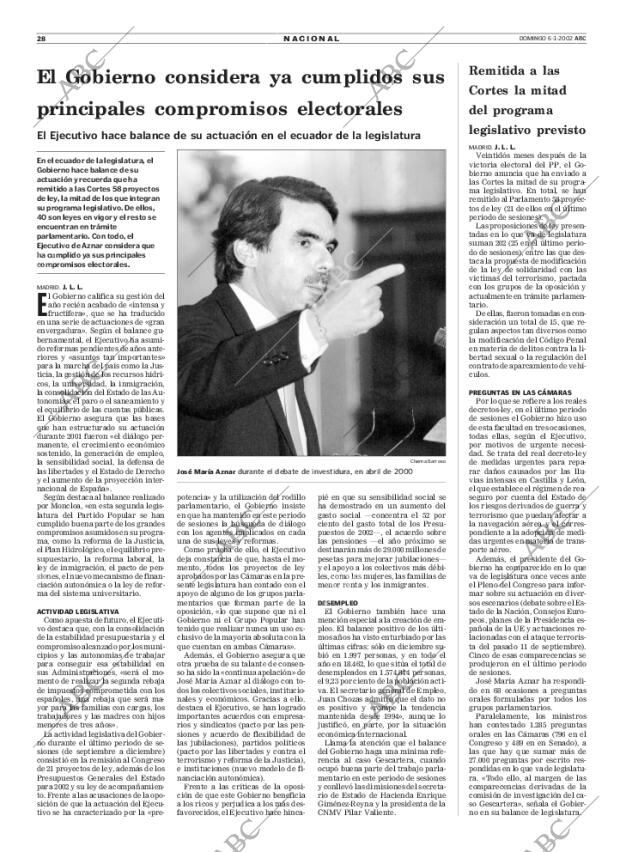 ABC MADRID 06-01-2002 página 28