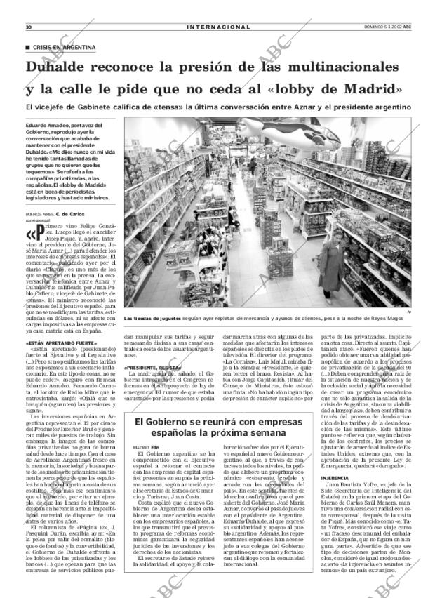 ABC MADRID 06-01-2002 página 30