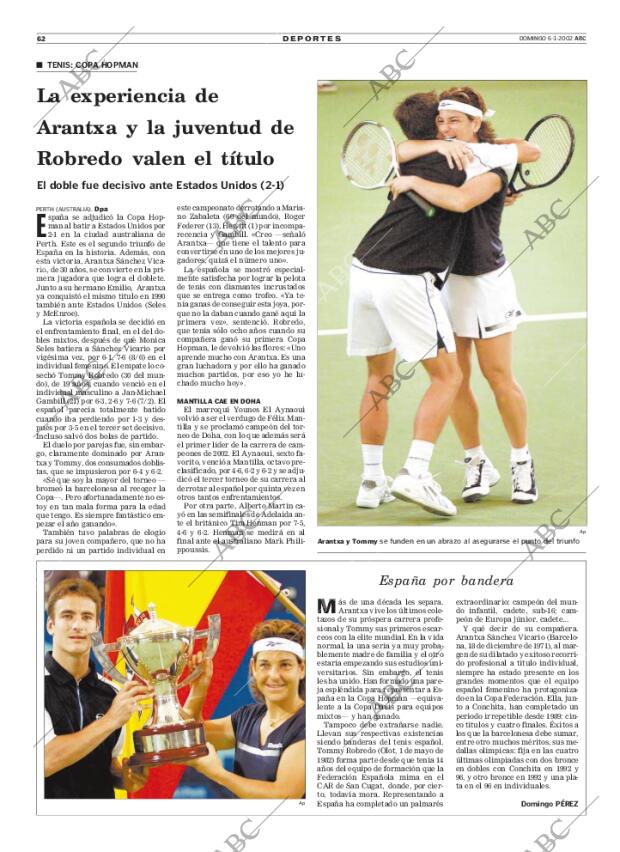 ABC MADRID 06-01-2002 página 62