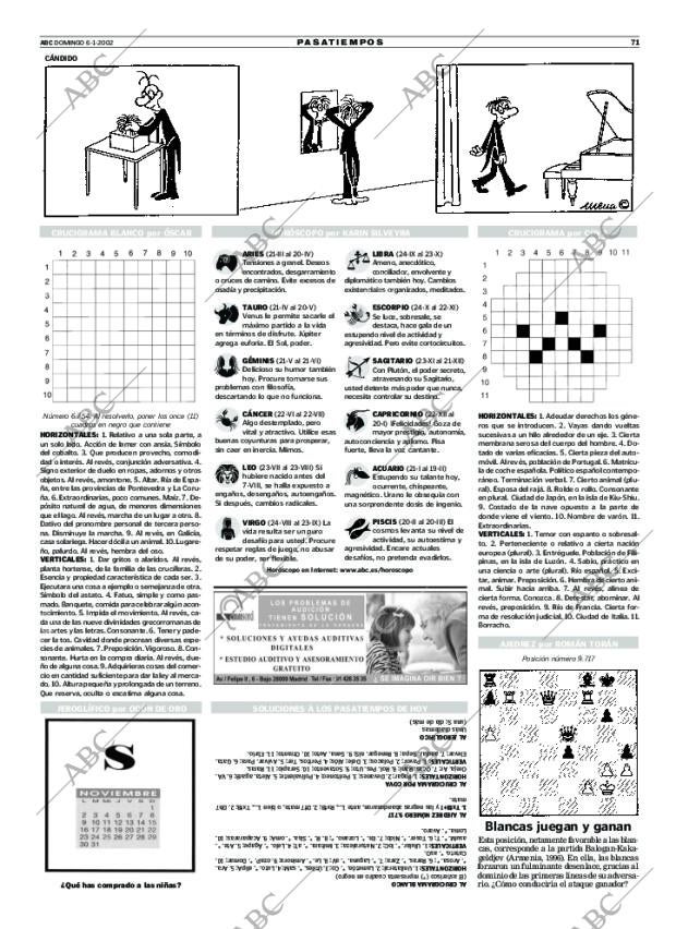 ABC MADRID 06-01-2002 página 71