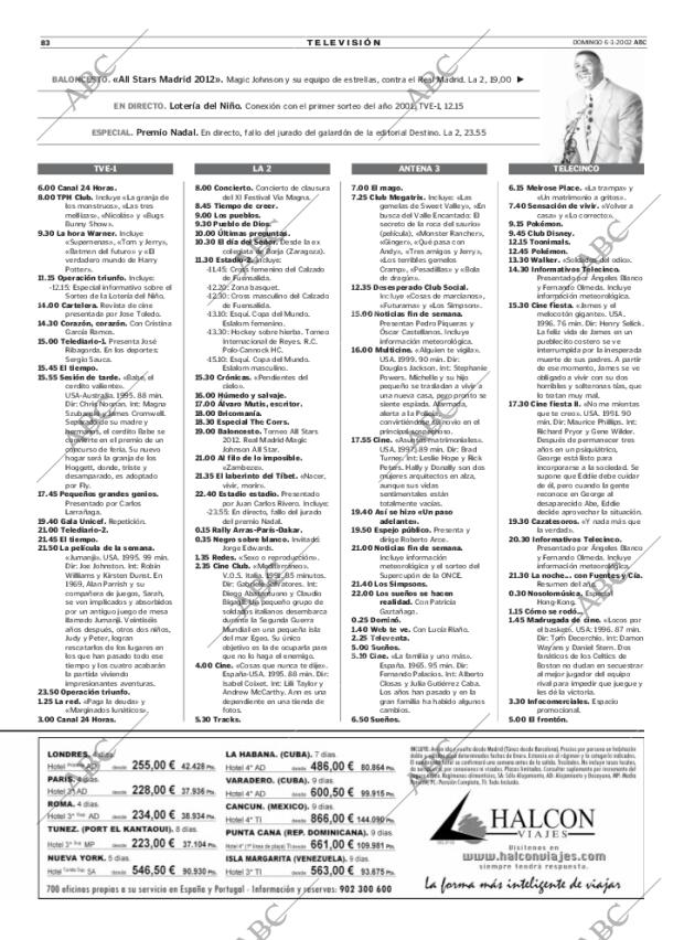 ABC MADRID 06-01-2002 página 83