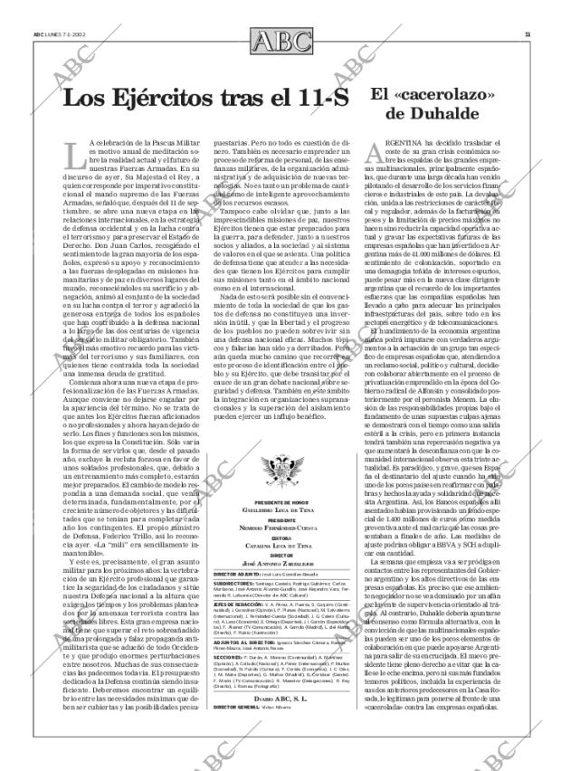 ABC MADRID 07-01-2002 página 11