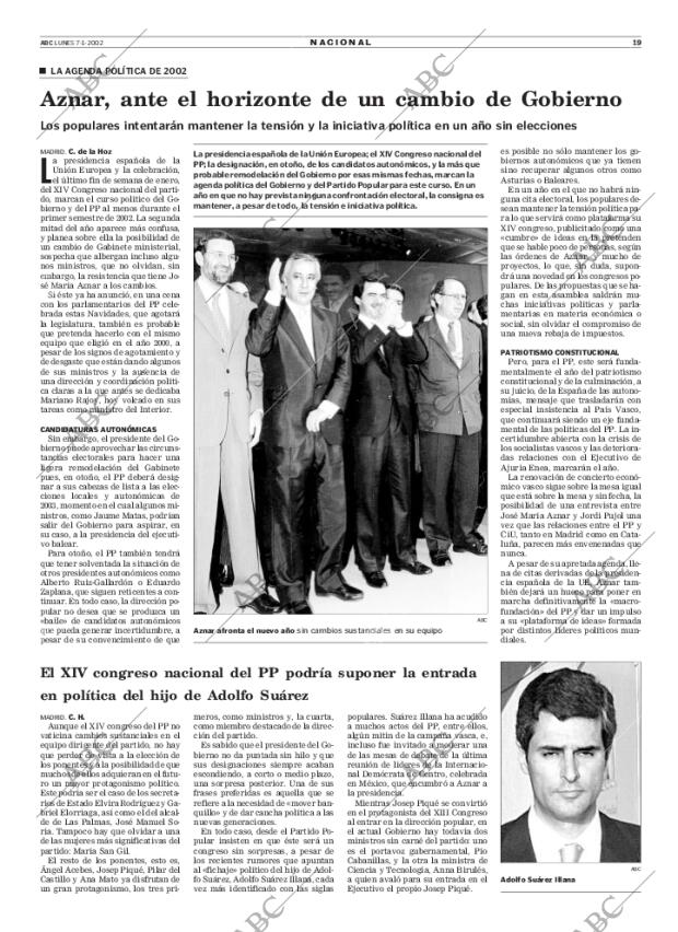 ABC MADRID 07-01-2002 página 19