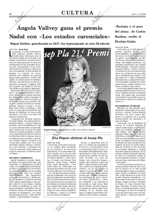 ABC MADRID 07-01-2002 página 42