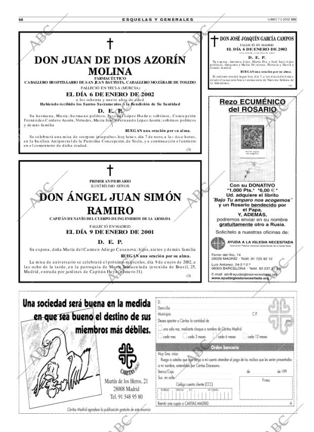 ABC MADRID 07-01-2002 página 68