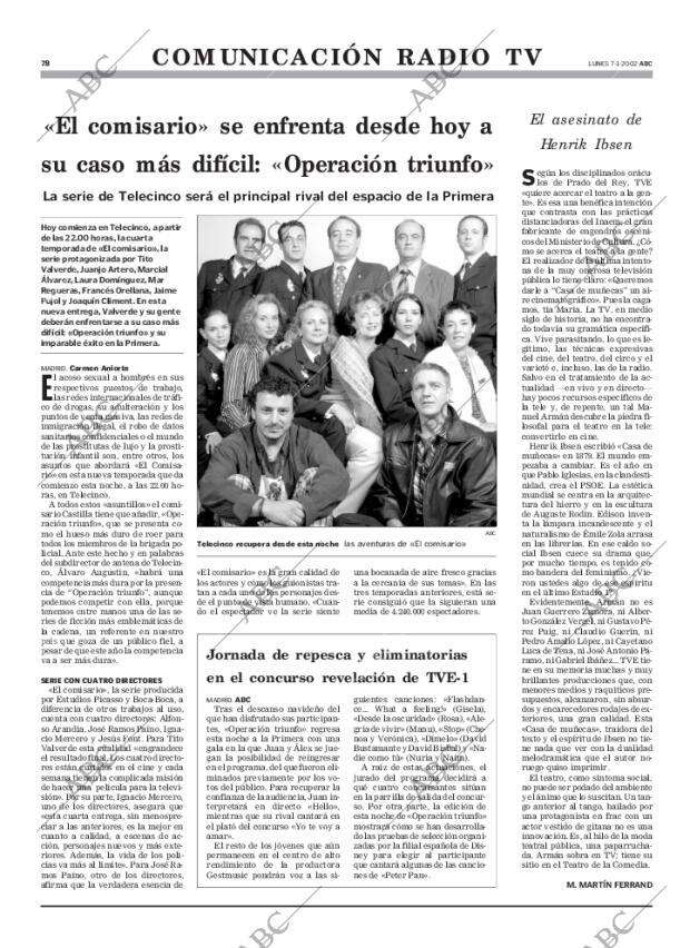 ABC MADRID 07-01-2002 página 78