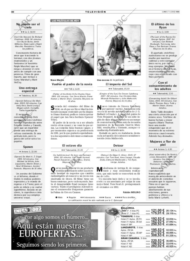 ABC MADRID 07-01-2002 página 80