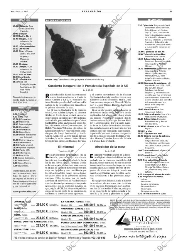ABC MADRID 07-01-2002 página 81