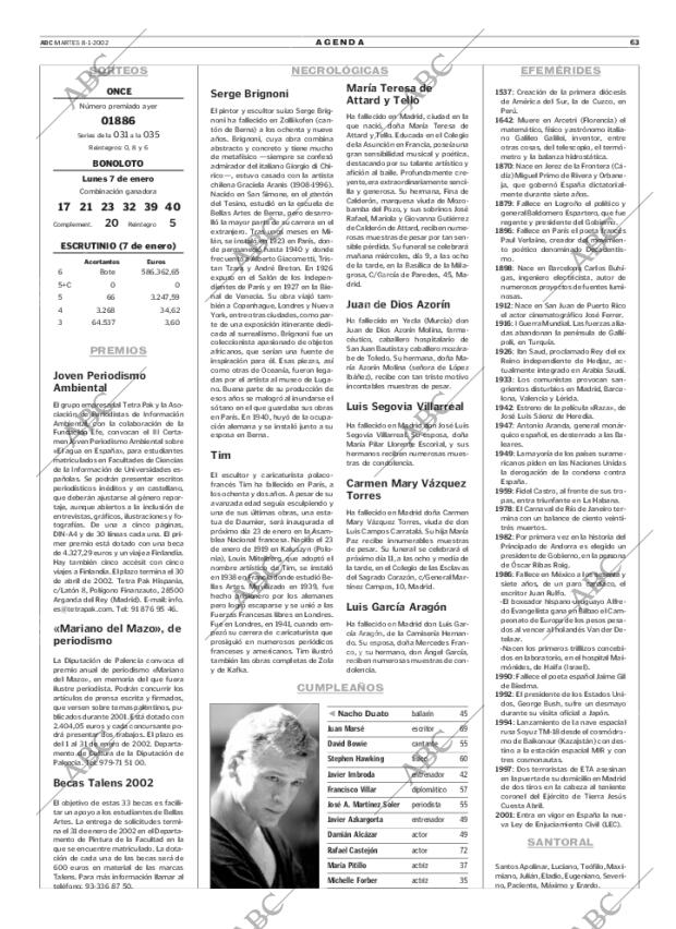 ABC MADRID 08-01-2002 página 63