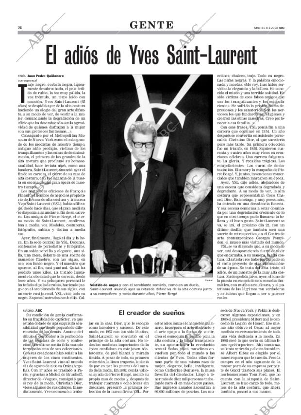 ABC MADRID 08-01-2002 página 76