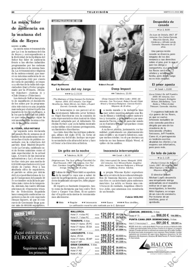 ABC MADRID 08-01-2002 página 80