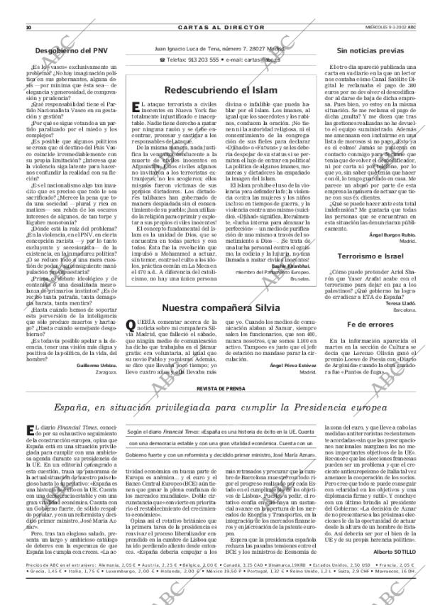 ABC MADRID 09-01-2002 página 10