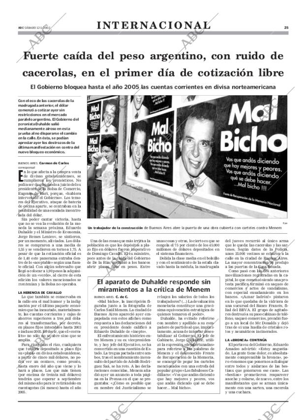ABC MADRID 12-01-2002 página 25