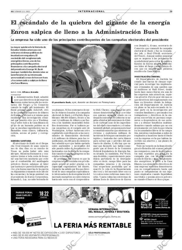 ABC MADRID 12-01-2002 página 29
