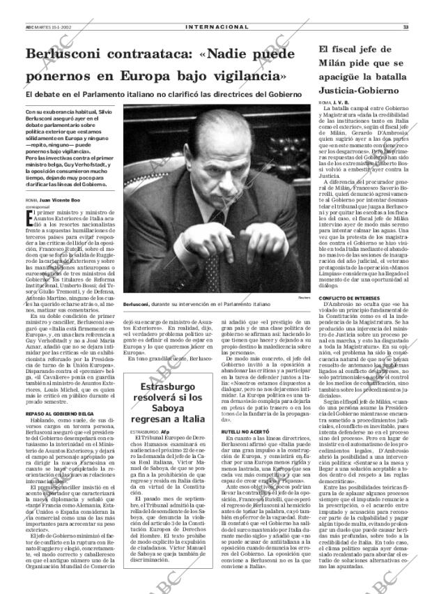 ABC MADRID 15-01-2002 página 33