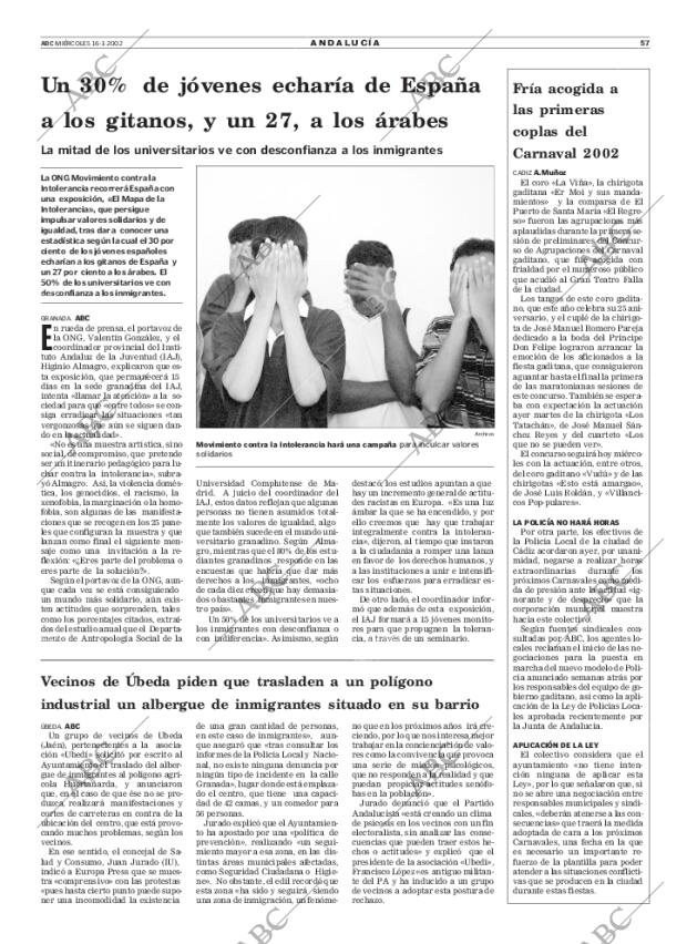 ABC SEVILLA 16-01-2002 página 57