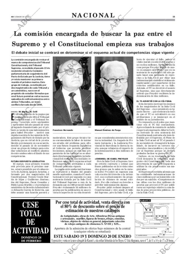 ABC MADRID 19-01-2002 página 15