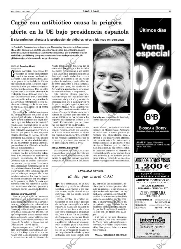 ABC MADRID 19-01-2002 página 35