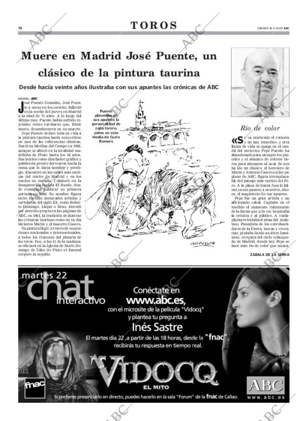 ABC MADRID 19-01-2002 página 72