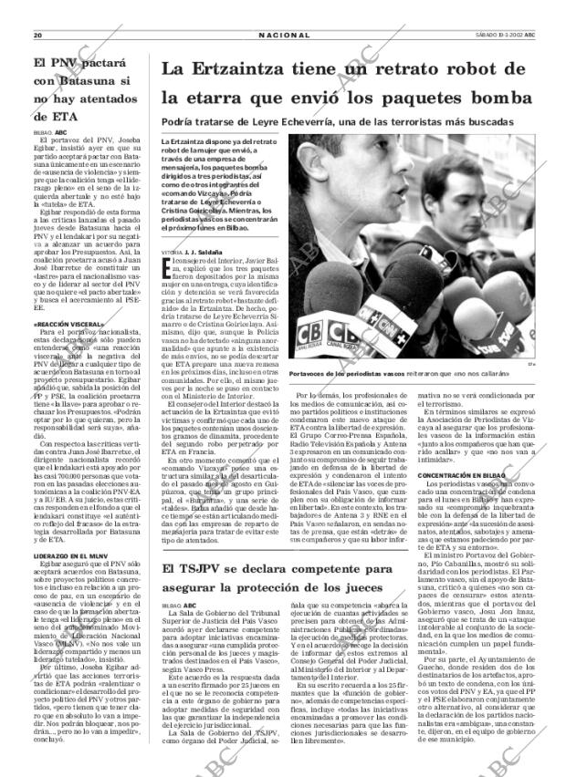 ABC SEVILLA 19-01-2002 página 20