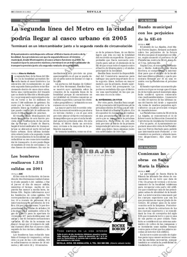 ABC SEVILLA 19-01-2002 página 41