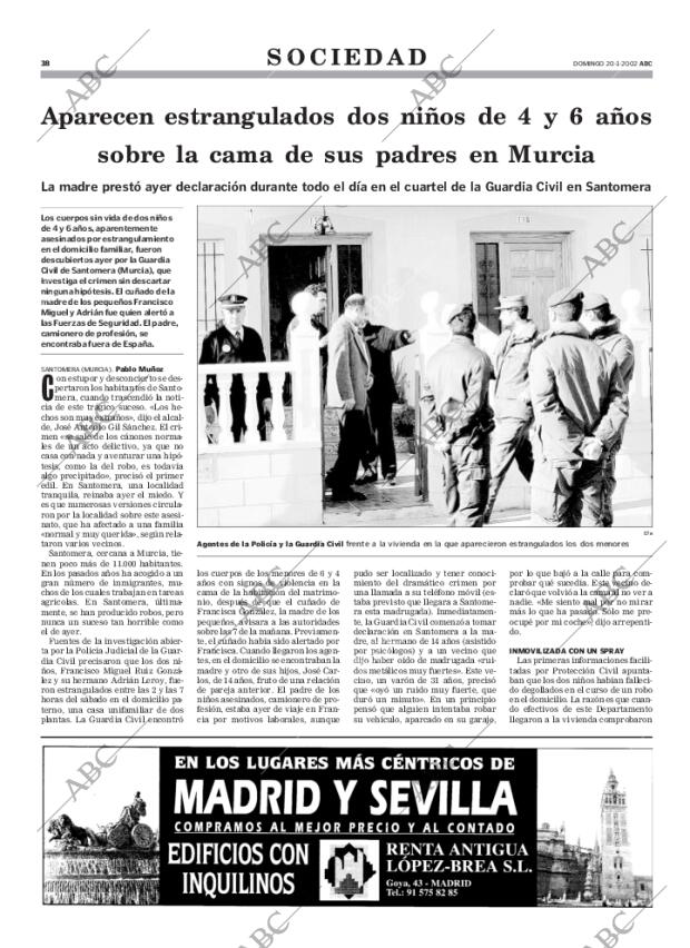 ABC MADRID 20-01-2002 página 38