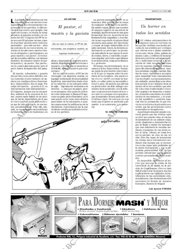 ABC MADRID 22-01-2002 página 12