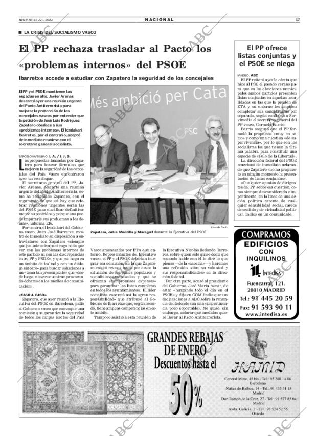ABC MADRID 22-01-2002 página 17