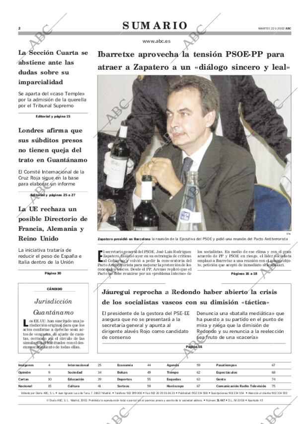 ABC MADRID 22-01-2002 página 2
