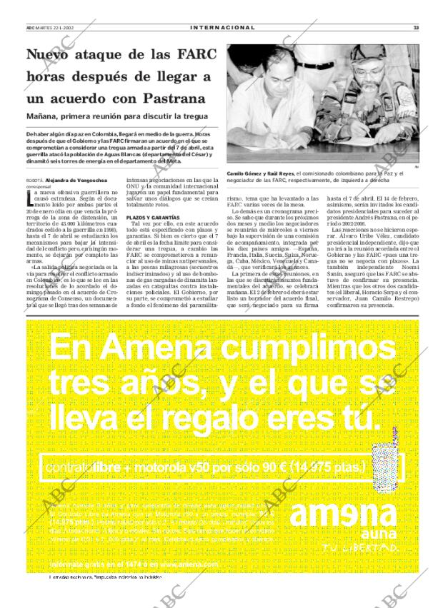ABC MADRID 22-01-2002 página 33