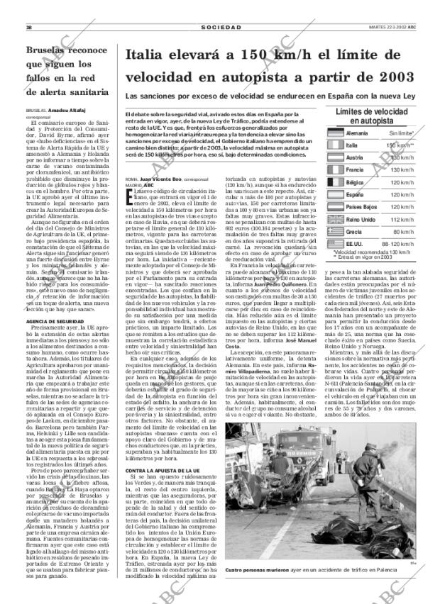 ABC MADRID 22-01-2002 página 38