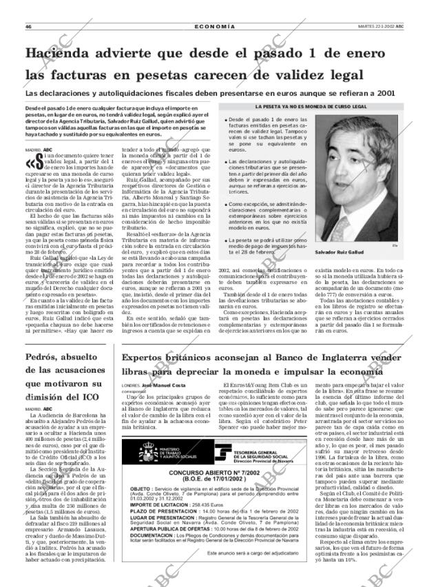 ABC MADRID 22-01-2002 página 46