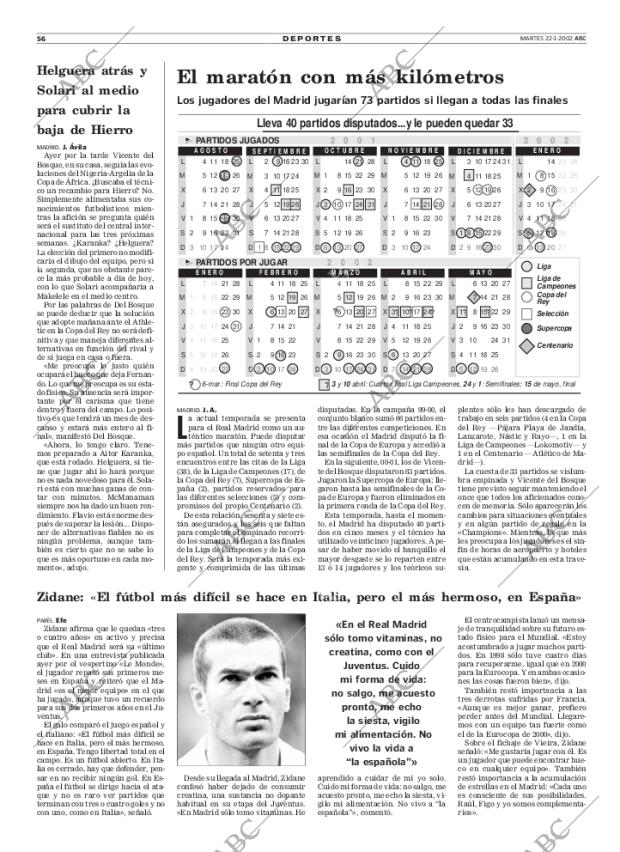 ABC MADRID 22-01-2002 página 56