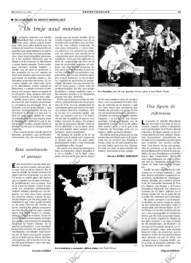 ABC MADRID 22-01-2002 página 69