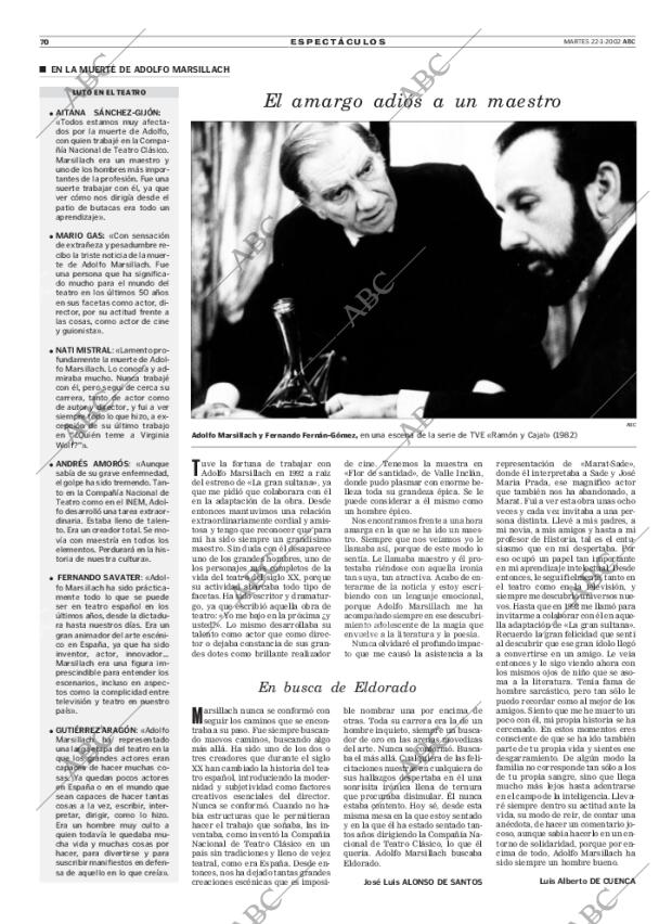 ABC MADRID 22-01-2002 página 70