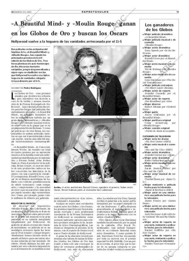 ABC MADRID 22-01-2002 página 73