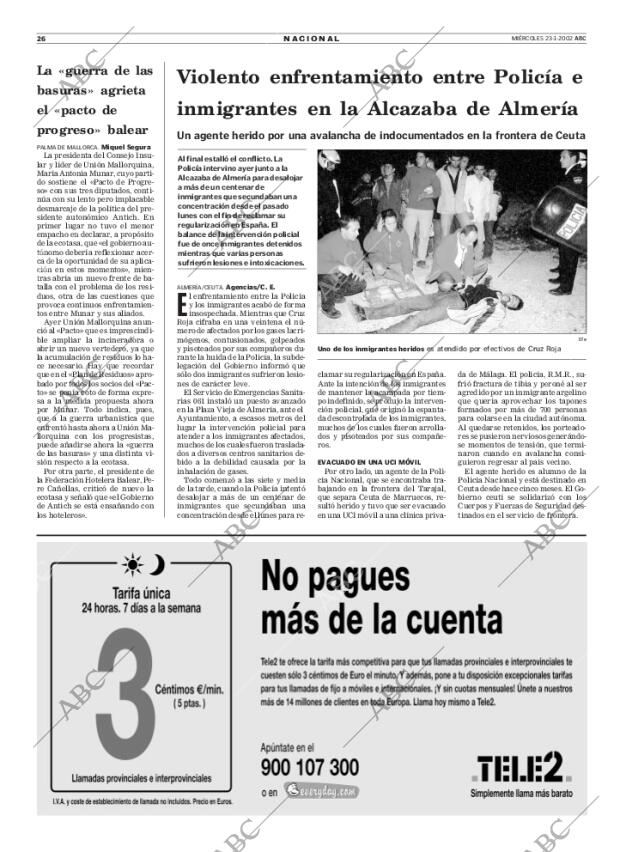 ABC MADRID 23-01-2002 página 26