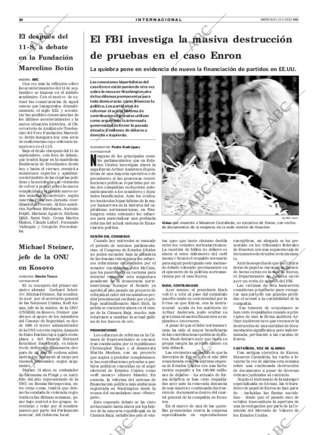 ABC MADRID 23-01-2002 página 30