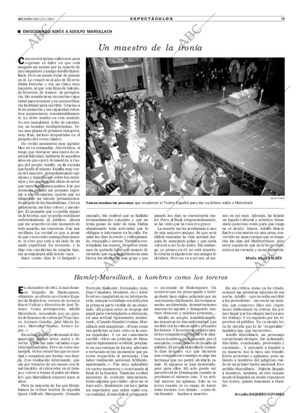 ABC MADRID 23-01-2002 página 73