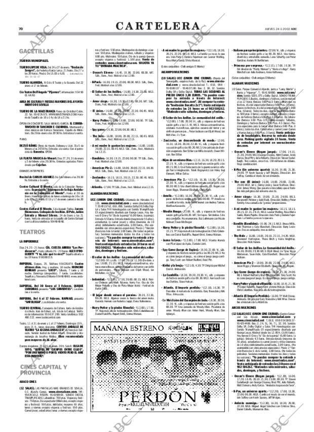 ABC SEVILLA 24-01-2002 página 70