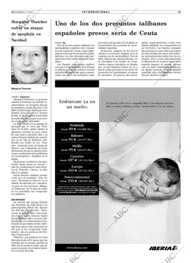 ABC MADRID 27-01-2002 página 39