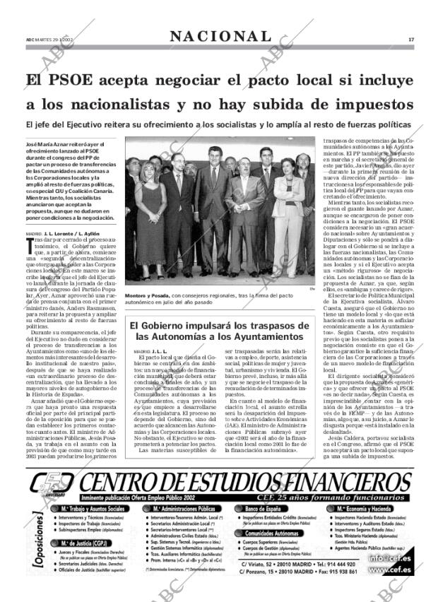 ABC MADRID 29-01-2002 página 17