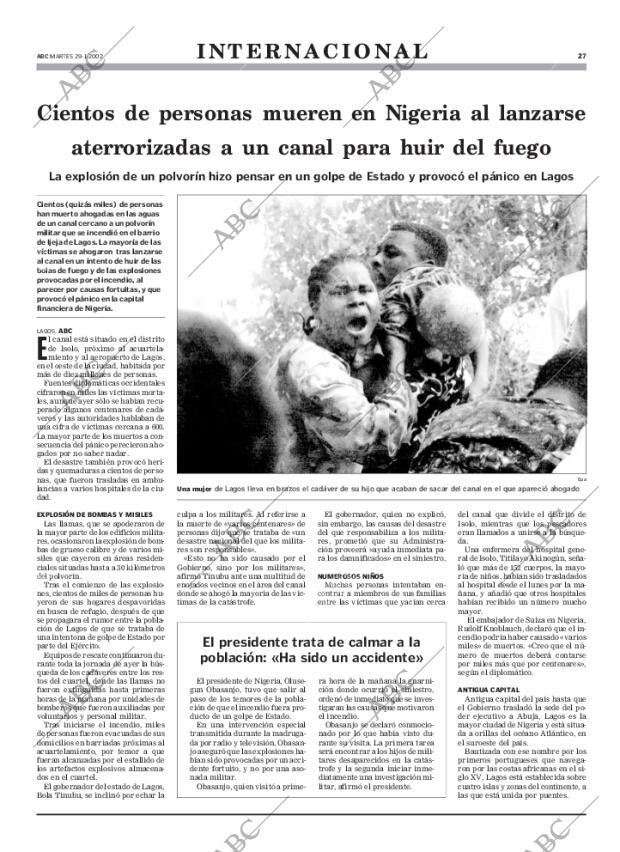 ABC MADRID 29-01-2002 página 27