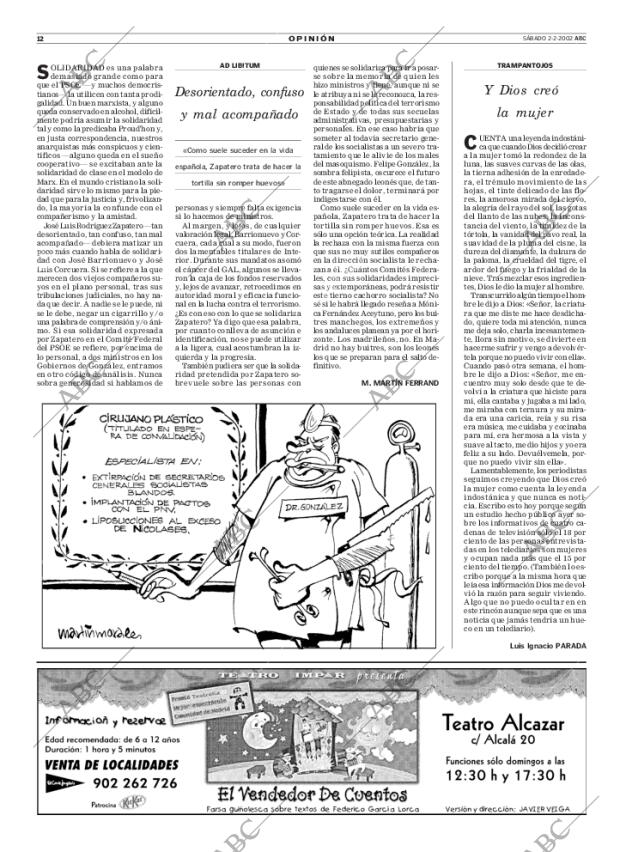 ABC MADRID 02-02-2002 página 12