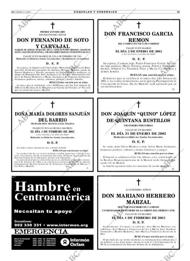 ABC MADRID 02-02-2002 página 65